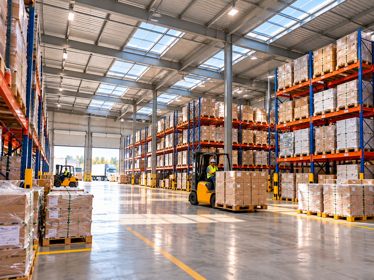 Large warehouse storage